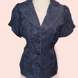 Pure Sugar textured blazer top